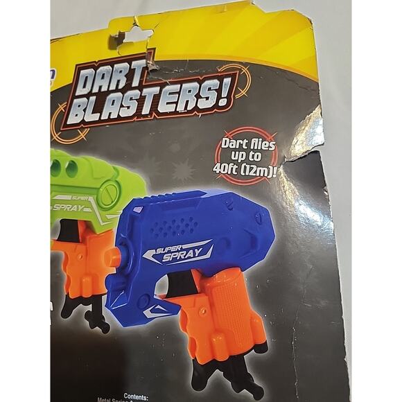 Grin Studios Dart Blaster Works with Most Foam Darts Darts Fly 40 ft 2 Blasters - Picture 8 of 10
